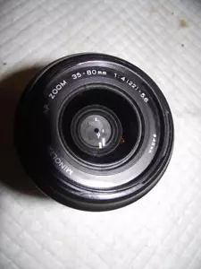 MINOLTA MAXXUM (SONY) 35-80MM F4.0-5.6 D AUTO FOCUS MACRO ZOOM LENS WITH HOOD - Picture 1 of 3