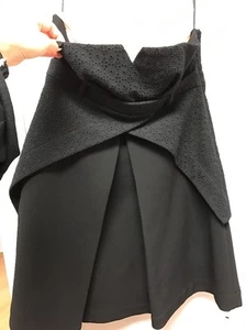 Abito Preen By Thornton Bregazzi B.Crepe Venezia nero taglia Nuovo con etichette - Foto 1 di 9