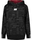 Tommy Hilfiger, Boy's, Sport Linear All Over Print Pullover Hoodie, Black, 2T