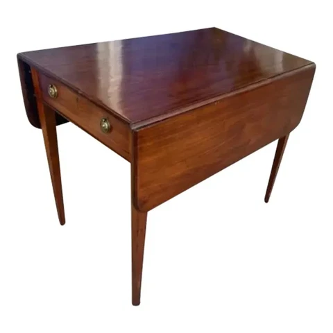 Antique Mahogany Pembroke Table Drop Leaf Cover