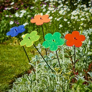 Parasol Flores, 5x Gran Lámpara Decoración Conector de Jardín Parasol Parasol Parasol - Imagen 1 de 28