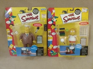 Menge 2 Vintage Playmates The Simpson's MOC Kent Brockman & Martin Prince - Bild 1 von 2