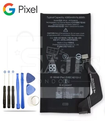 GENUINE GOOGLE PIXEL 7A BATTERY 4385mAh GP5JE OEM UK REPLACMENT BATTERY+ TOOLS