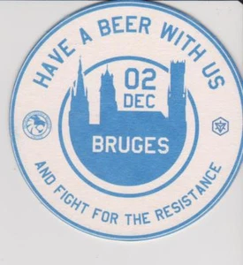 Bierdeckel / Beercoaster / Bierviltje Bruges 02-12-2017 Ingress - Imagen 1 de 2