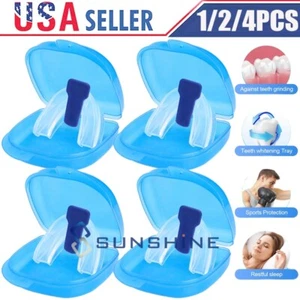 Pure Quiet Sleep Stoppt Schnarchen Mundstück Wiederverwendbar Anti-Schnarchschutz Apnoe - Bild 1 von 18