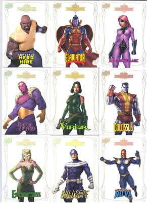 2016 Upper Deck Marvel Gems Nivel 1 ¡Exquisito juego de cartas de 20 cartas! #s a juego! Foto 1 de 3