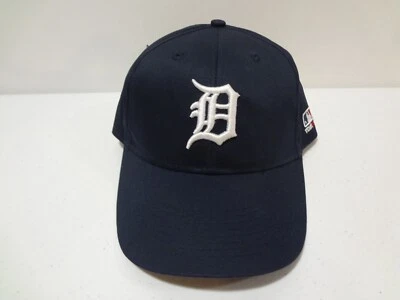 MLB Detroit Tigers "D" LOGO Strapback Baseball Cap Hat OC Sports NEW NWOT - Image 1 of 4