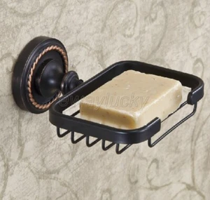 Oil Rubbed Bronze Bathroom Accessory Wall Mounted Soap Dish Holder Basket wba216 - Picture 1 of 5