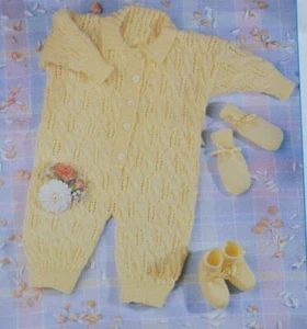 (48)Modello per maglieria - Guanti All-in-One per bambini con cavo e pizzo a 4 strati 18"- 22" - Foto 1 di 5