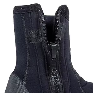 NUEVAS Botas de Buceo NeoSport 7mm Alta con Cremallera - Negras ~ Hombres Talla 10 (Mujeres Talla 11) - Imagen 1 de 13