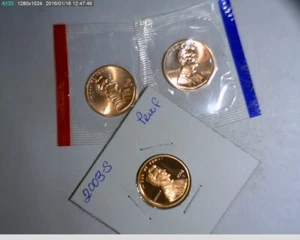 2003 PDS Lincoln cents Unc in mint cello and Proof - Picture 1 of 2