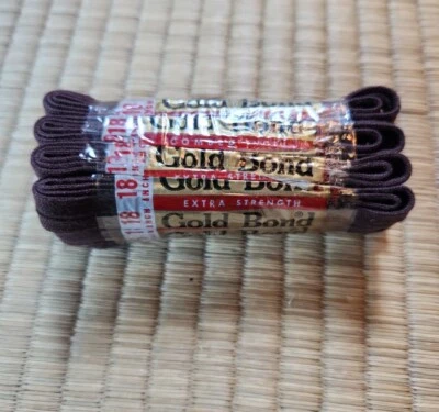 Vintage Gold Bond 12 Pack Shoe Laces, Men's 18" Brown Extra Strength (New Old ) - Image 1 of 4