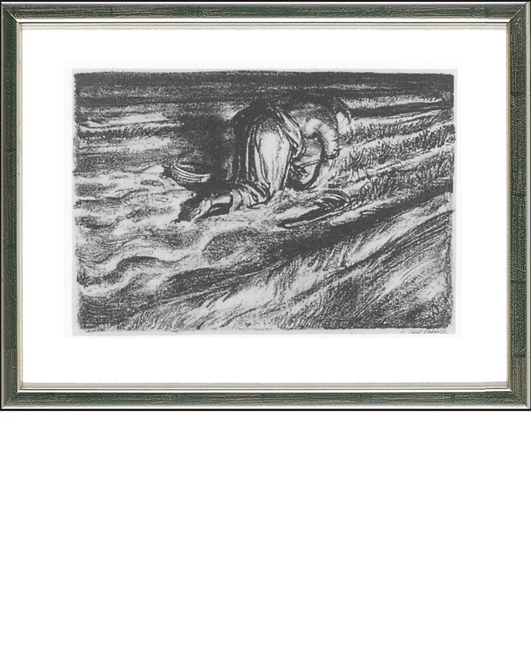 Andreas Paul Weber (1893-1980), Der schmale Acker, 1939- signiert, gerahmt - Bild 1 von 1