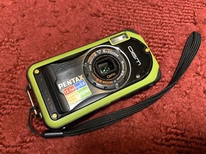 PENTAX Optio W90 12.1MP Digital Camera Green Tested NO CHARGER READ - Picture 1 of 19