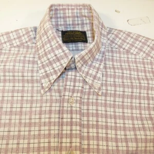 VINTAGE 1970s SEARS PERMA-PREST BUTTON FRONT SHORT SLEEVE SHIRT Mens S  - Picture 1 of 3