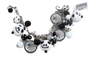 BRACCIALE TESCHIO Ragno Gioielli Moda Halloween GOTICO Nuovo con scatola - Foto 1 di 1