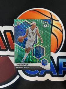 2020-21 Panini Mosaic RJ HAMPTON Green Prizm Rookie Card RC #233 Orlando Magic - Picture 1 of 2