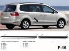 Produktbild - Seitenschutzleisten schwarz für Seat Alhambra II Van 2. Gen. Typ 710 ab 2010-