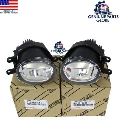 CONJUNTO DE FAROL DE NEBLINA GENUÍNO TOYOTA TUNDRA CT200h RX350 NX IS250/350 "LED" ESQUERDA E DIREITA - Imagem 1 de 3