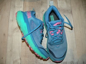 Hoka Challenger ATR 6 Shoes Women's 8B Blue Vallara Blue Atlantis Trail Running - Imagen 1 de 15