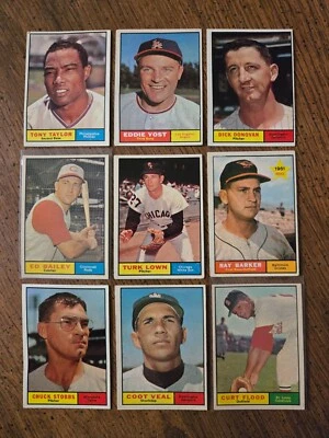 1961 TOPPS BASEBALL YOU PICK # 401 - #532 ****FREE SHIPPING**** - Image 1 of 4