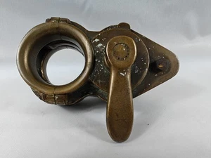Antique Bronze Rope Stopper Line Clutch Lever Operated Marine Hardware Nautical - Picture 1 of 14