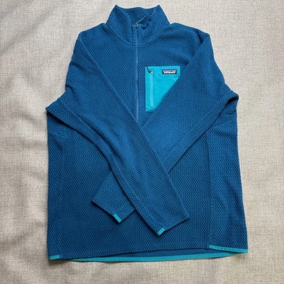 Chaqueta polar Patagonia R1 Air cuello cremallera para hombre 2XL pulóver azul lagom ligera Foto 1 de 4