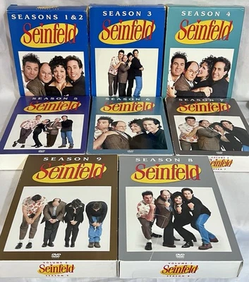 All 9 Seasons of Seinfeld TV Show DVDs Complete Series - Image 1 of 2