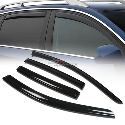 FOR 10-14 BUICK LACROSSE SMOKE TINT WINDOW VISOR SHADE/VENT WIND/RAIN DEFLECTOR - Image 1 of 4