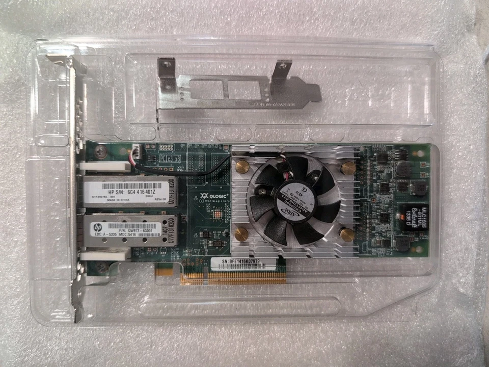 HP QLE2662-HP QLogic Dual Port 16GB PCI-e Fibre Channel Host Bus Adapter - Image 1 of 4