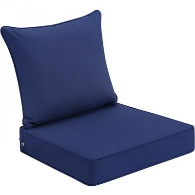 Outdoor Patio Chair Cushions 24x24 Inch, Waterproof Cushions for Deep Seat Pa... - Image 1 of 4