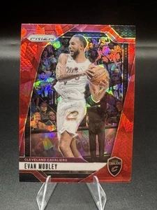 2024-25 Panini Prizm #148 Evan Mobley Prizms Red Cracked Ice - Cleveland Cavs - Picture 1 of 2