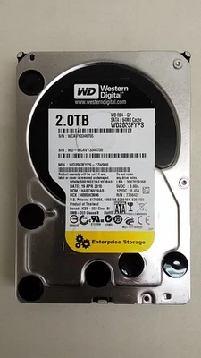 Western Digital WD2003FYPS 2 TB 3.5 in SATA II Enterprise Hard Drive - Image 1 of 3