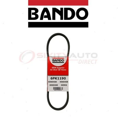 Bando Alternator and Water Pump Serpentine Belt for 2005-2011 Cadillac STS dz - Image 1 of 4