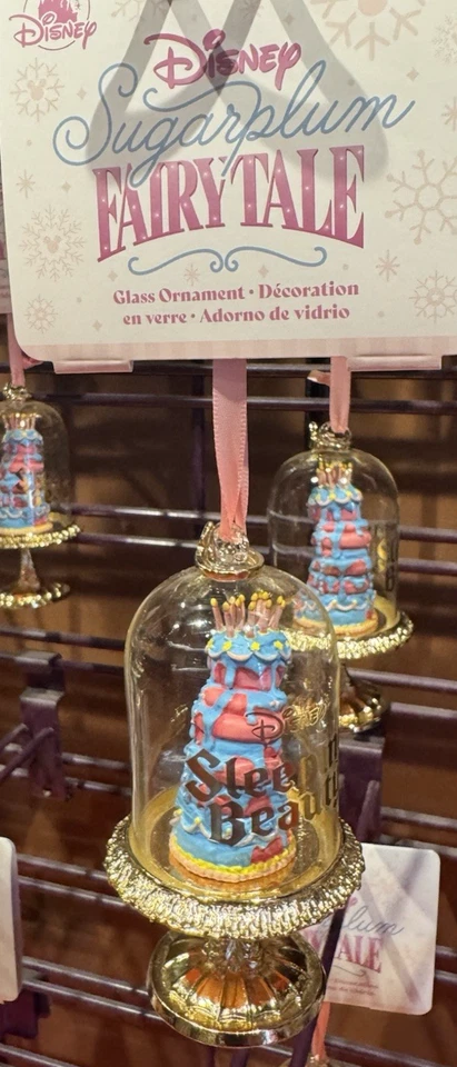 Disney Parks 2025 Sugarplum Fairytale Sleeping Beauty Blue Pink Cake Ornament - Image 1 of 1
