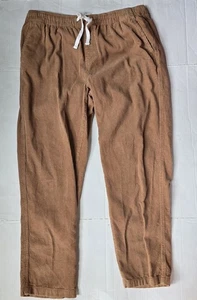 Pantalone uomo senza confini in velluto a coste con coulisse taglia large 36/38 cucitura interna 28 - Foto 1 di 5