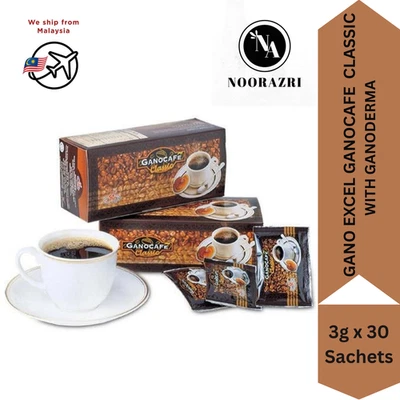GANO EXCEL Ganocafe Black Coffee Classic With Ganoderma Lucidum 30 x 3g - Image 1 of 3