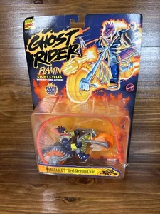 Ghost Rider VENGEANCE'S Steel Skeleton Cycle FLAMIN STUNT CYCLES marvel comics - Picture 1 of 4