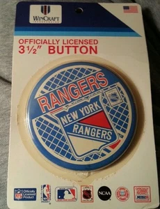 Vintage/Clásico 1X Wincraft 3.5" BOTÓN/pin Rangers - Imagen 1 de 2