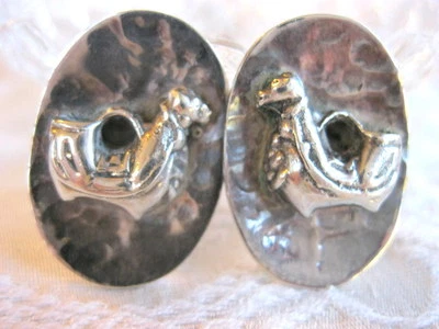 RARO GRAZIELLE G LAFFI 925 PLATA ESTERLINA LAMA GEMELOS FIGURATIVOS DE COLECCIÓN PERÚ Foto 1 de 4