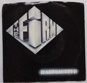 THE FIRM RADIOACTIVE / TOGETHER 45 7" SINGLE & PICTURE SLEEVE - Picture 1 of 2