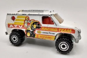 1977 Hot Wheels Racing Team Suzuki ATV Baja Breaker Van White - Picture 1 of 7