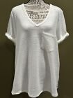 Women’s Size Large White Top by Entro Swimg Top Stretch Top