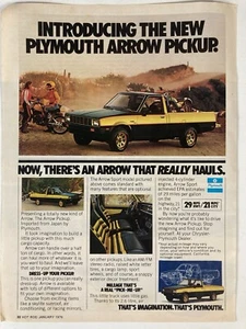 1979 Plymouth Arrow Pickup Print Ad Imagination - Bild 1 von 2