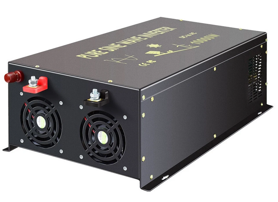 10000W Pure Sine Wave Inverter 96V to 240V Power Converter Off Grid Solar System - image 1 of 4