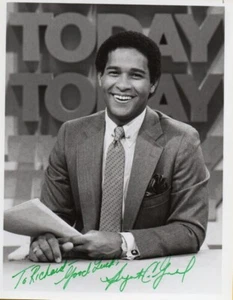 G- Auth. Foto autógrafa "BRYANT GUMBEL" con certificado de autenticidad - NBC TODAY SHOW - Imagen 1 de 1