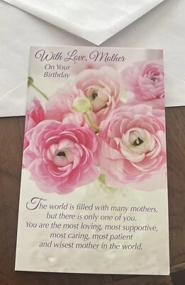 Tarjeta de felicitación Stockwell de cumpleaños madre con amor agradecida 5'x7,75" Foto 1 de 4