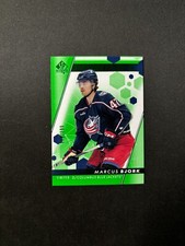 2022-23 UD Sp Authentic Marcus Bjork Rc Future Watch Green Foil /199 BJJY