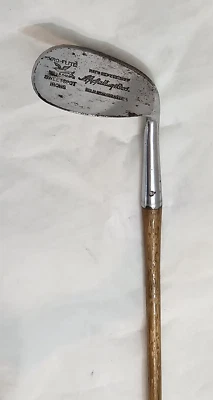ANTIQUE GOLF CLUB PUTTER HICKORY SHAFT A. G. SPALDING BROS SWEET SPOT IRONS KRO- - Image 1 of 4