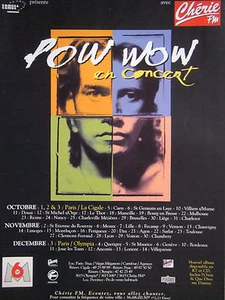 PUBLICITÉ 1993 RADIO CHÉRIE FM POW WOW EN CONCERT - ADVERTISING - Imagen 1 de 1